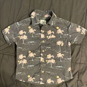 Feather 4 Arrow Gray Palm Tree Kids Shirt 18M
